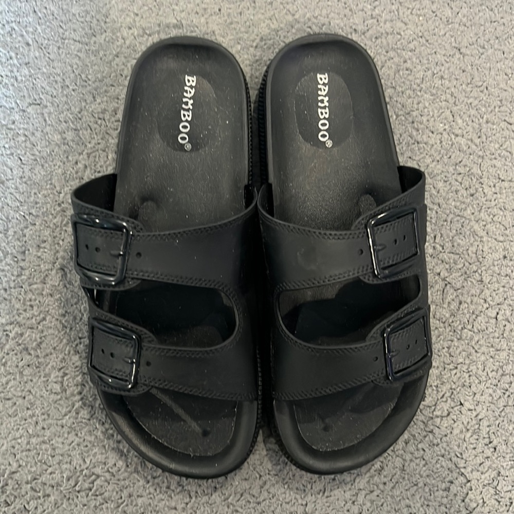 Black sandals